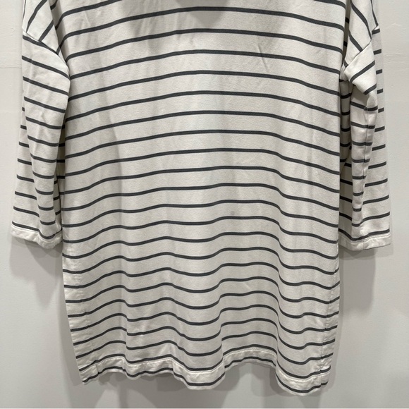 Loft Lounge Cowl Neck Stripe Soft Sweater Tunic Medium - Picture 8 of 10